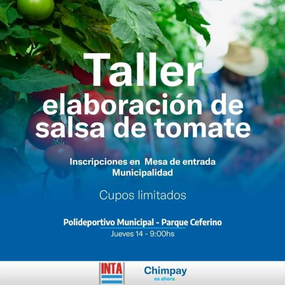 Taller de elaboración de Tomate