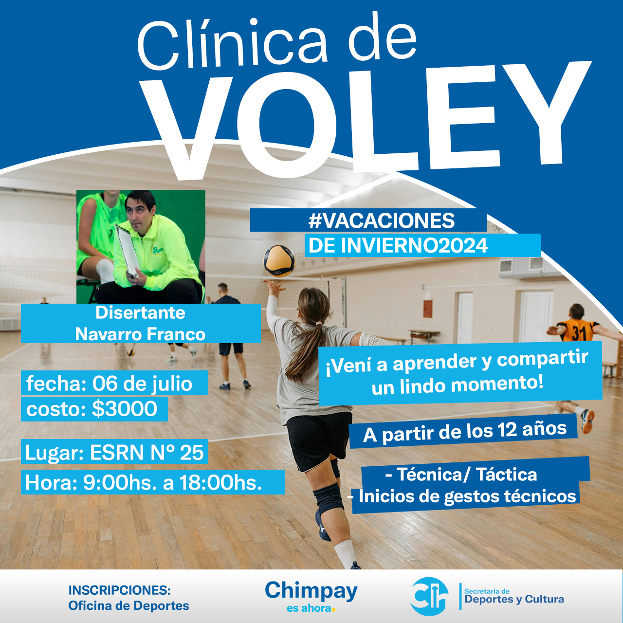 CLÍNICA DE VOLEY
