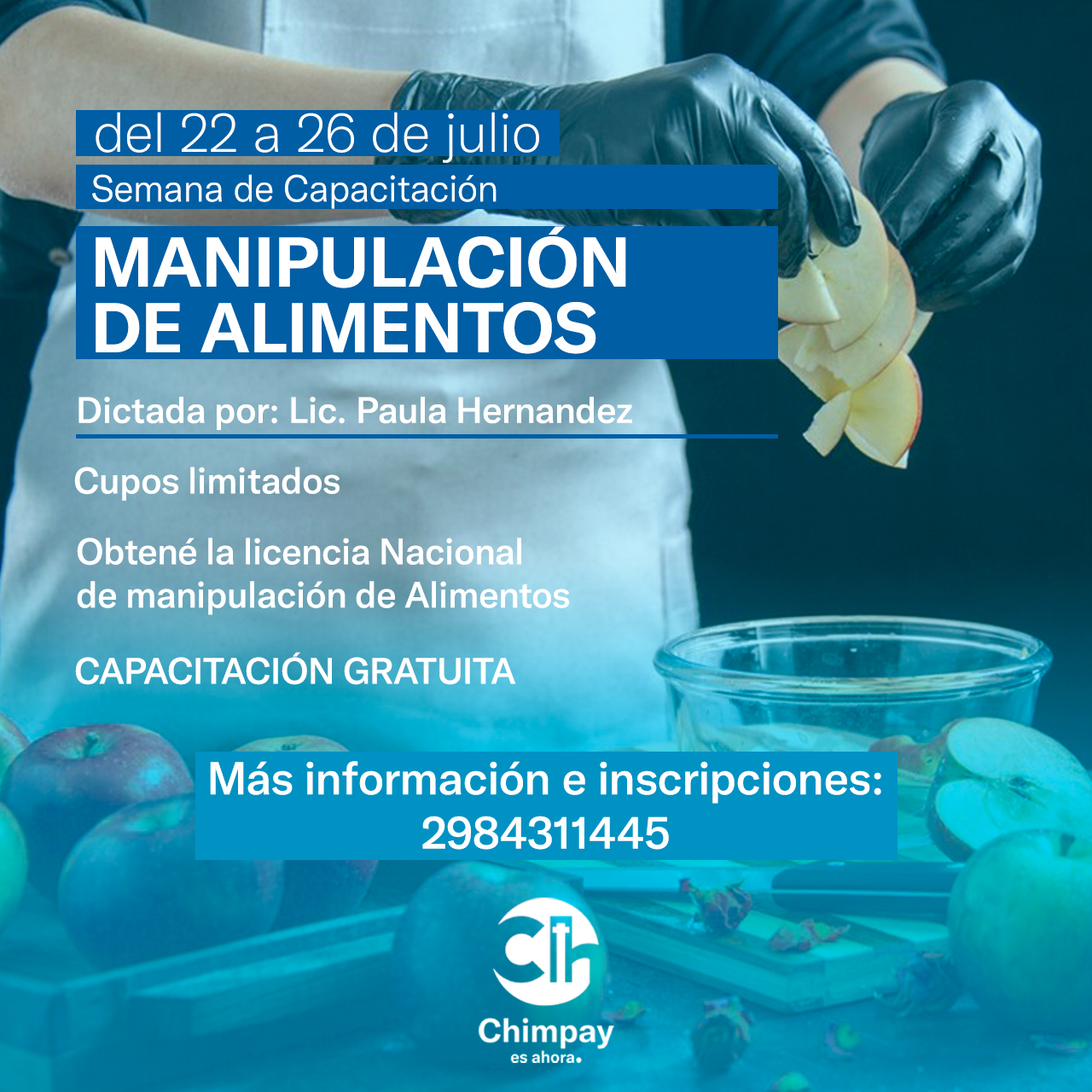 CAPACITACIÓN MANIPULACIÓN DE ALIMENTOS